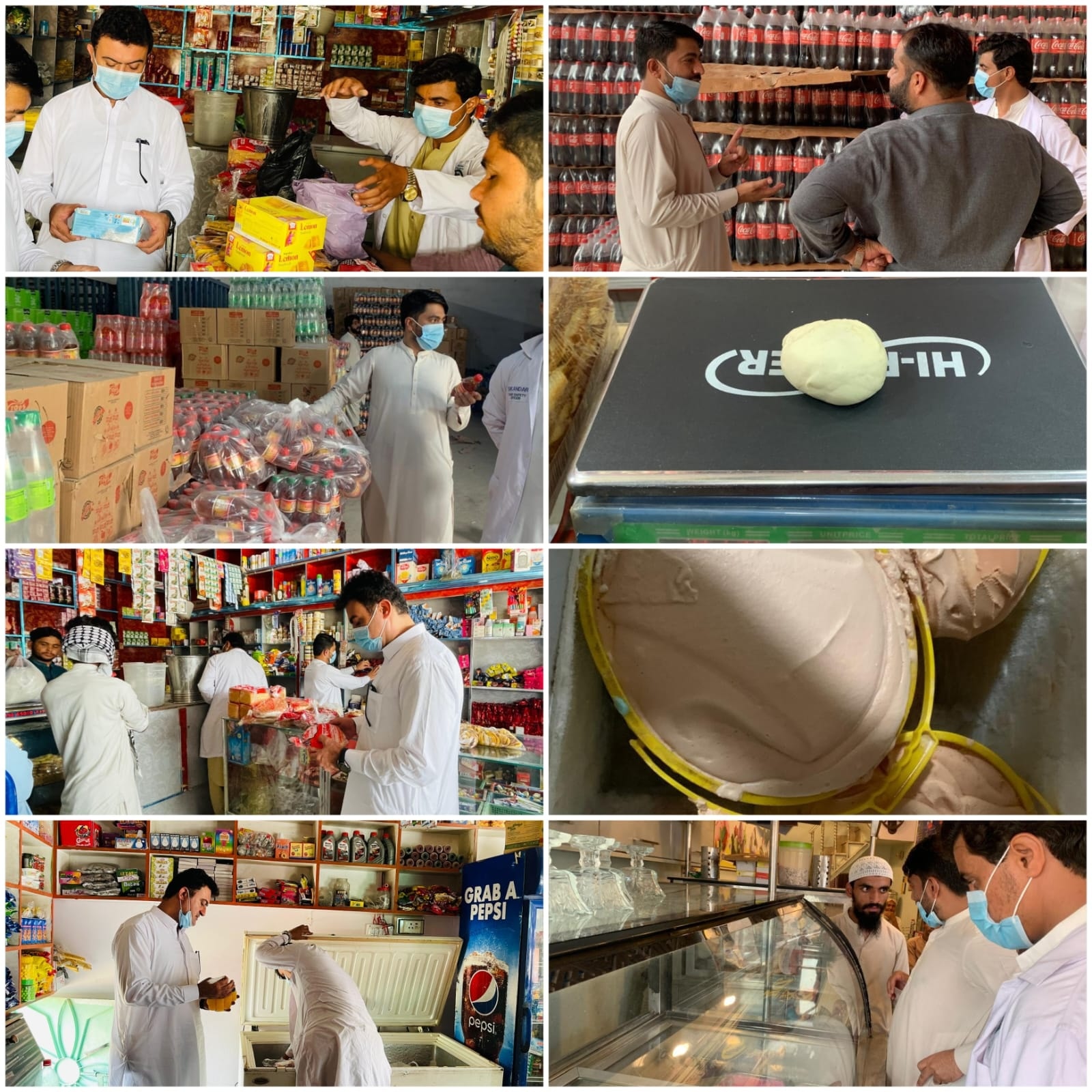 عوامی شکایات پر خضدار شہر میں بی ایف اے حکام کی خصوصی چیکنگ !